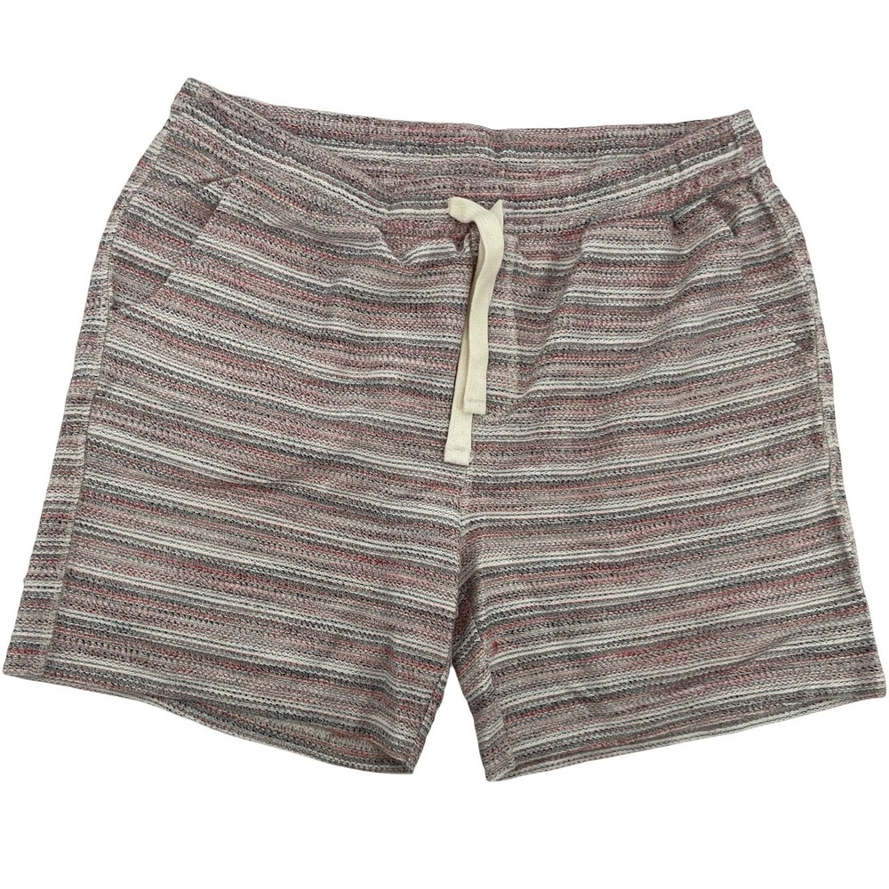 Marine Layer Shorts Striped Knit Drawstring XL Multicolor NWT